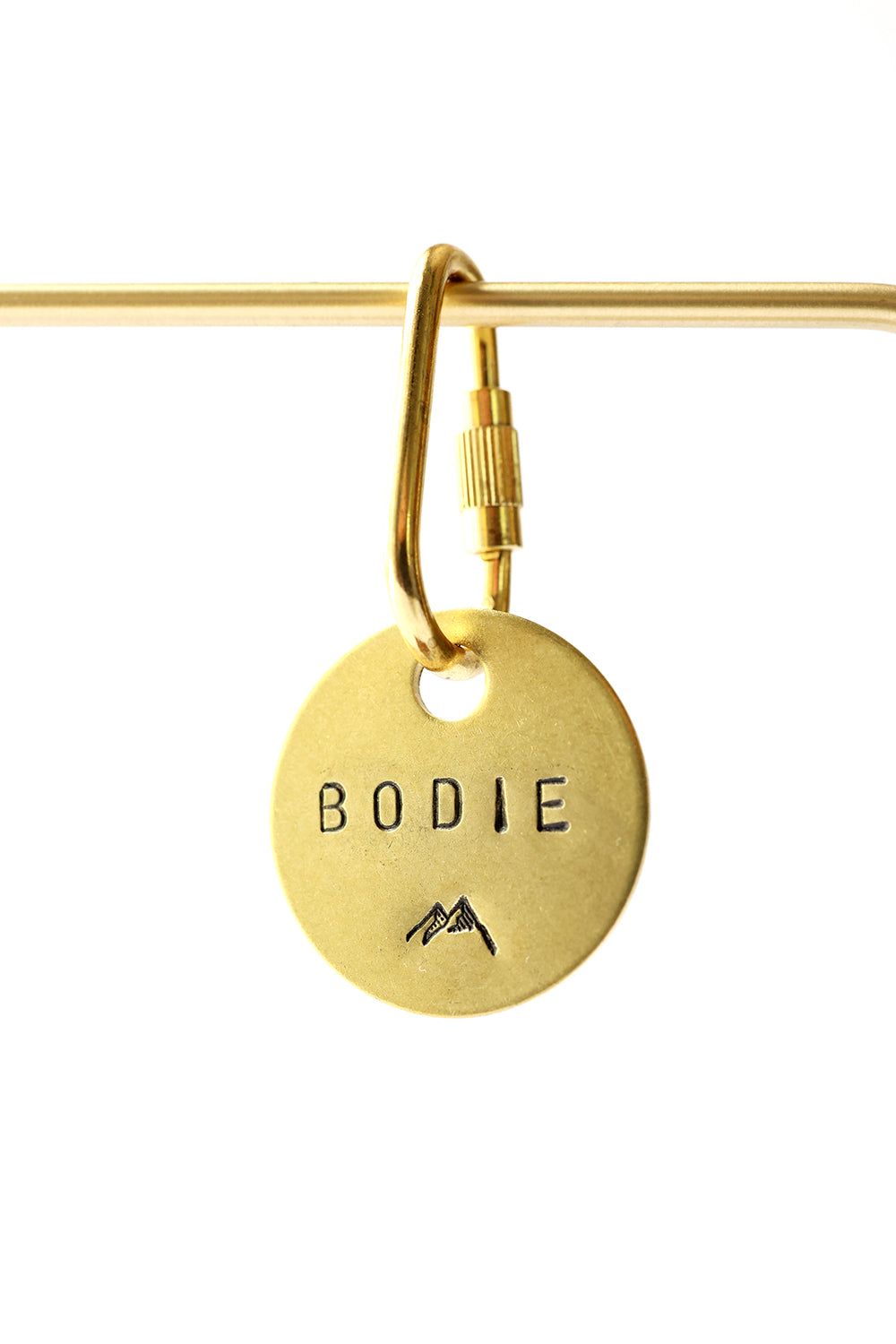 NAME tag • brass