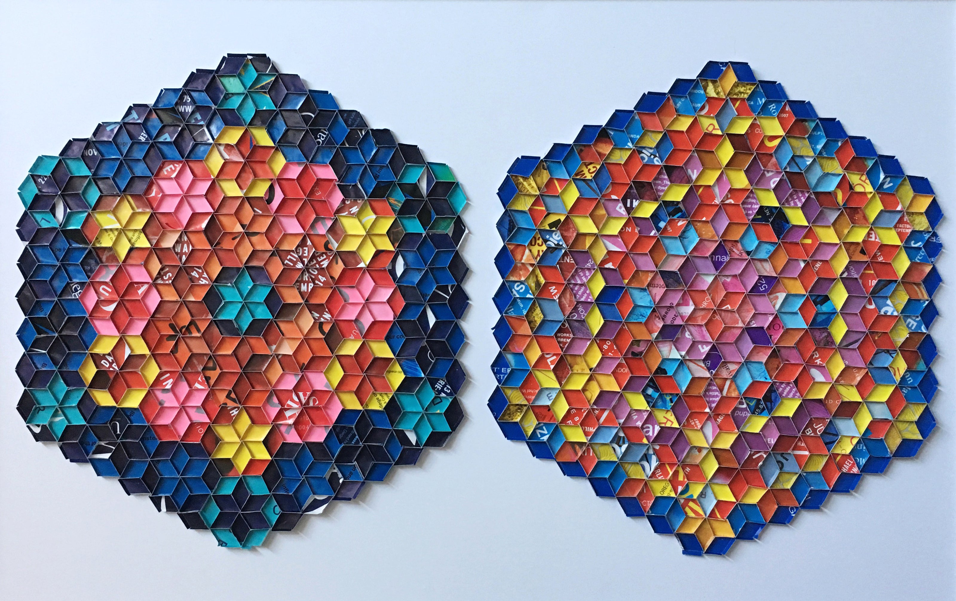 Reforum Series - cut& folded paper works