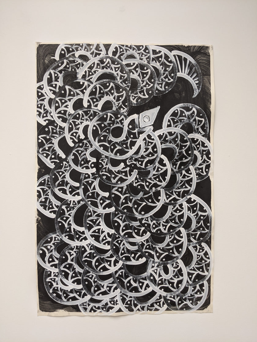 Serpent Drawings N.1 - N.12 and various other works