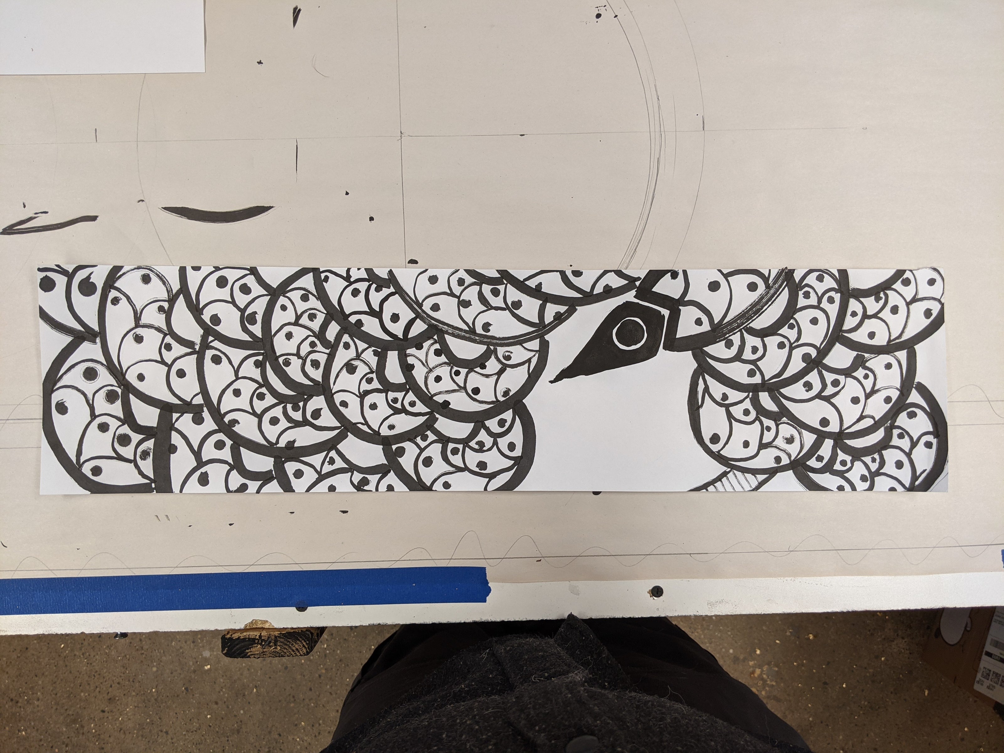 Serpent Drawings N.1 - N.12 and various other works